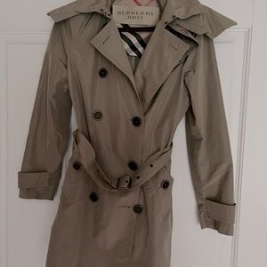 Burberry mid-length rain jacket